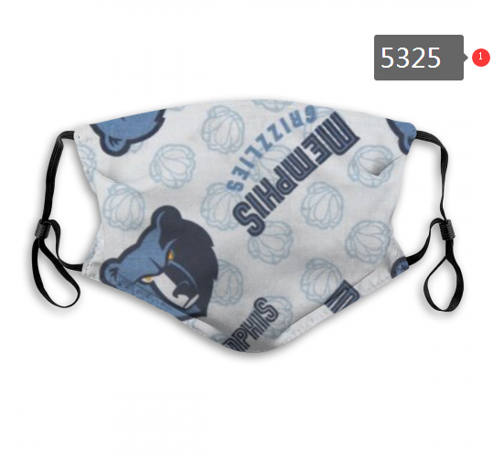 2020 NBA Memphis Grizzlies #3 Dust mask with filter->nba dust mask->Sports Accessory